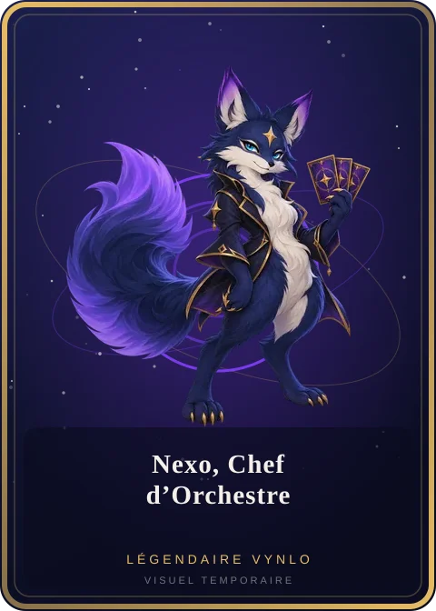 Carte légendaire holographique : Nexo, Chef d'Orchestre